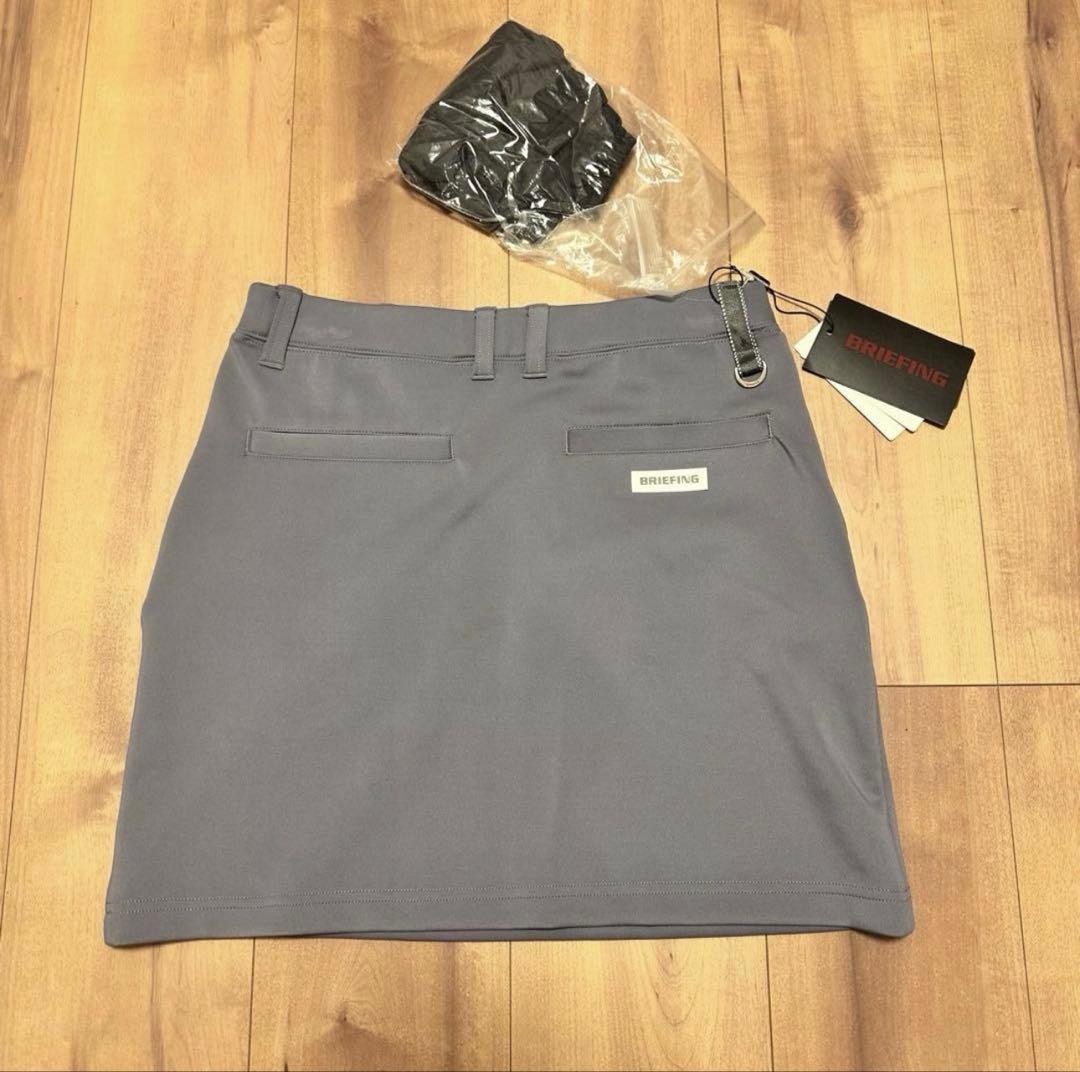 ブリーフィング　3Dロゴ　ストレッチスカート　グレー　サイズXS 春夏　新品