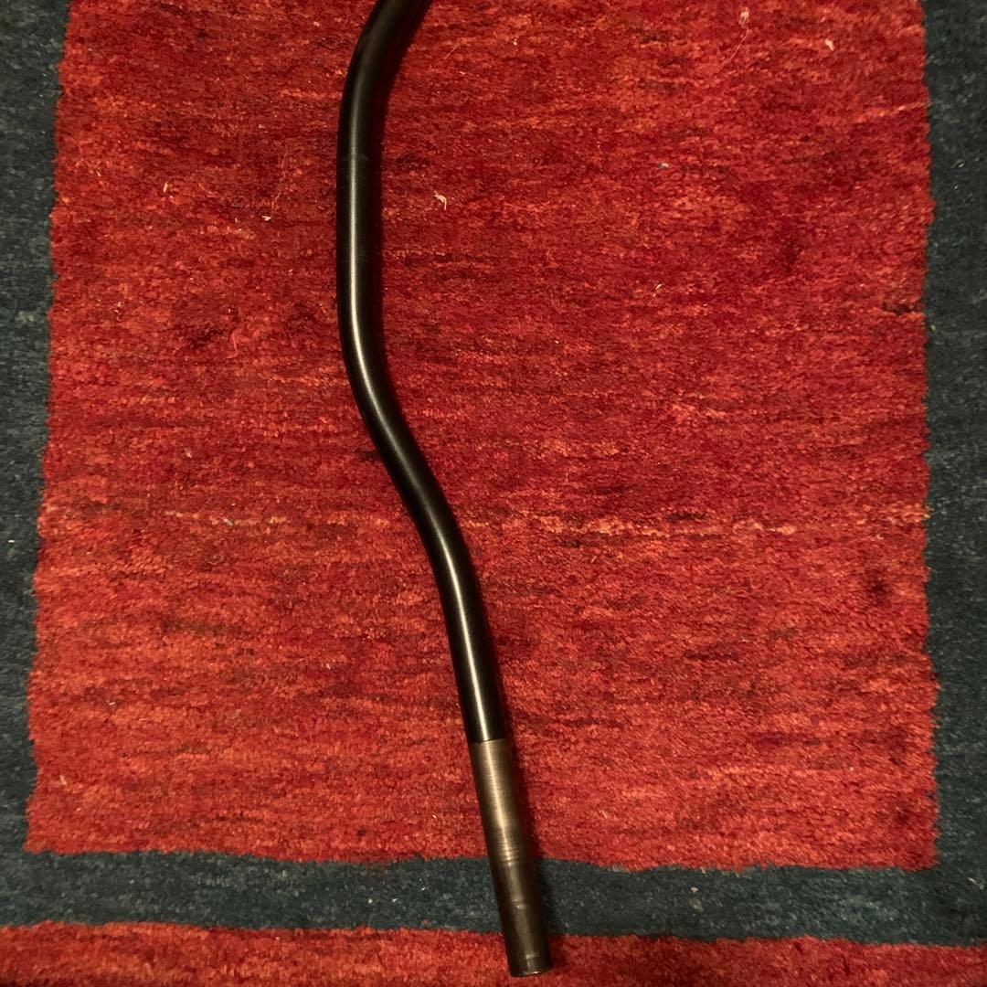 BTCHN ブラック ハンドルバー4ヶ月使用ブルーラグ　780mm ×22.2