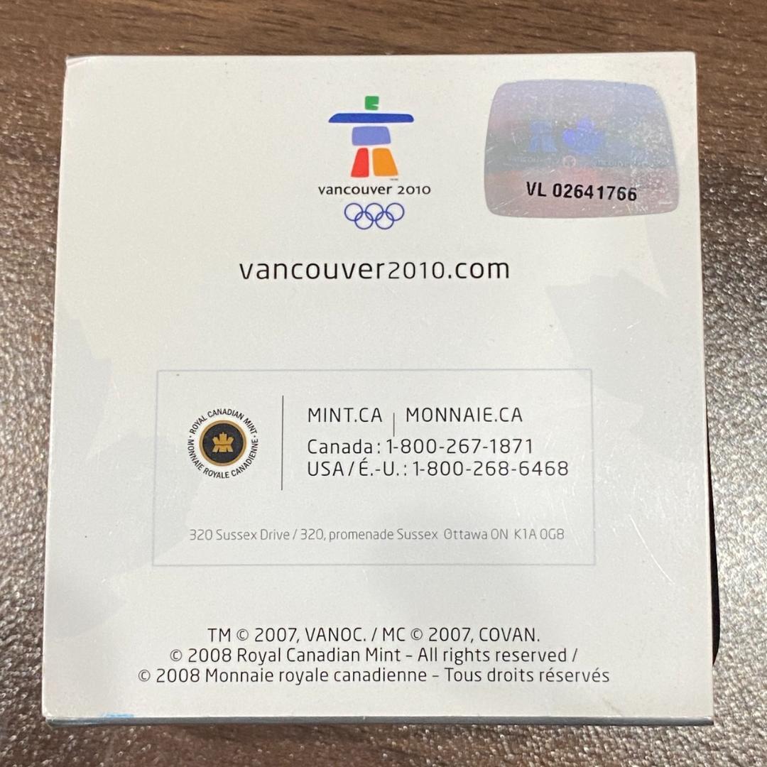 【美品】銀貨　2010年 バンクーバー冬季 オリンピック記念銀貨