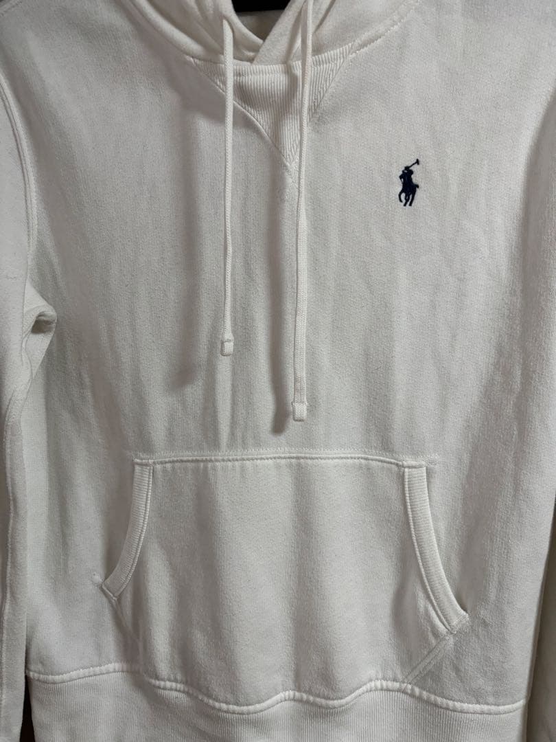 Polo Ralph Lauren ホワイト パーカー S