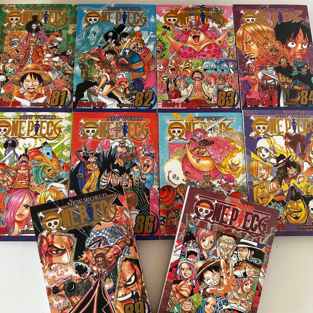 ワンピース 71〜90巻 20冊 英語 one piece 海外版漫画 洋書