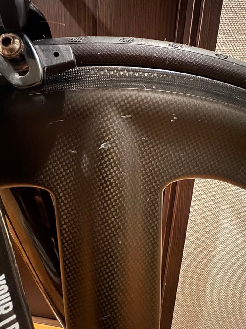 BROTURES T3 カーボンホイール　フロント、リア前後セット　タイヤ付き