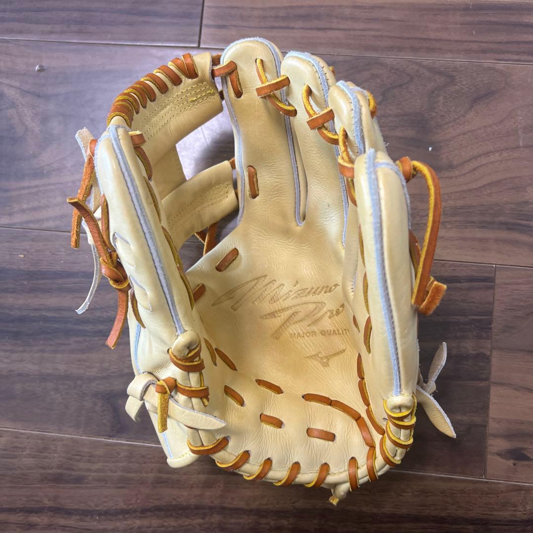ミズノプロ　野球グローブ　硬式用　限定皮革