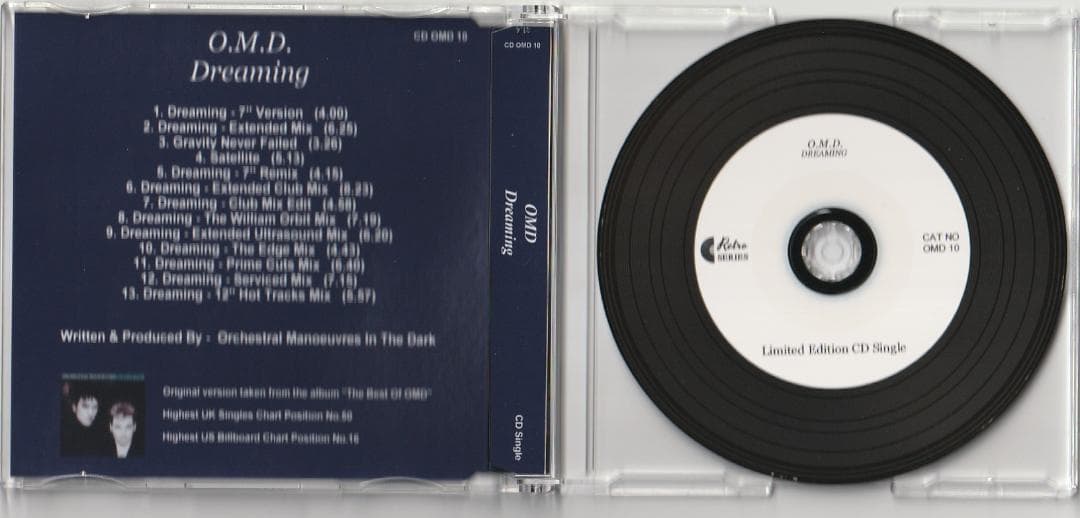 OMD - Dreaming　REMIXES 　リミックス集　CD