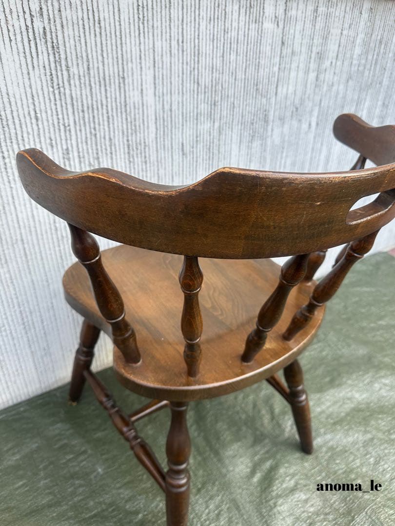 1009【ダイニングチェア】ユーゴスラビア製　ウィンザーチェア　レアヴィンテージ