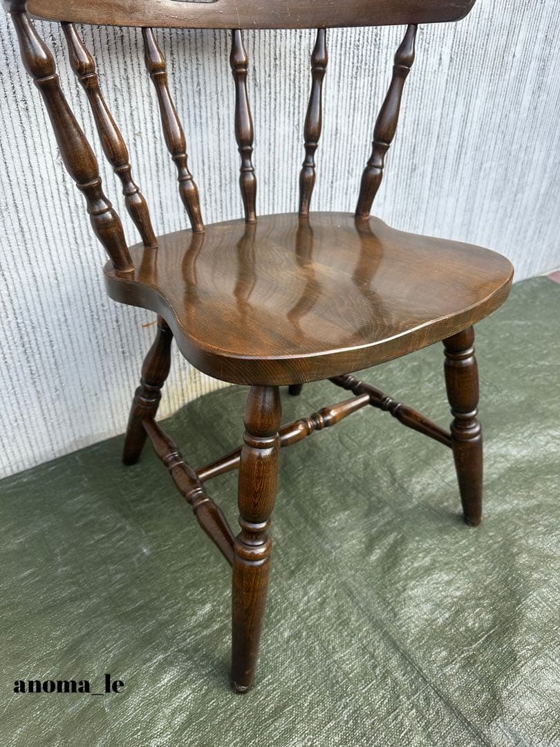 1009【ダイニングチェア】ユーゴスラビア製　ウィンザーチェア　レアヴィンテージ