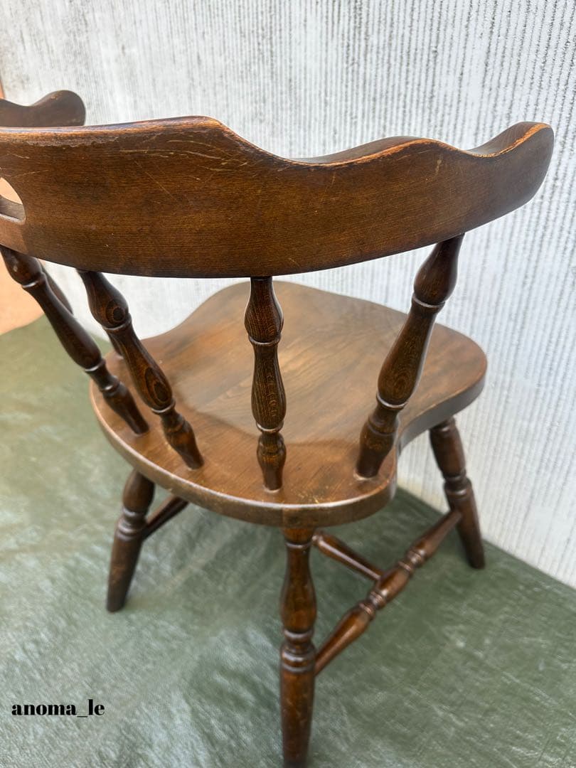 1009【ダイニングチェア】ユーゴスラビア製　ウィンザーチェア　レアヴィンテージ