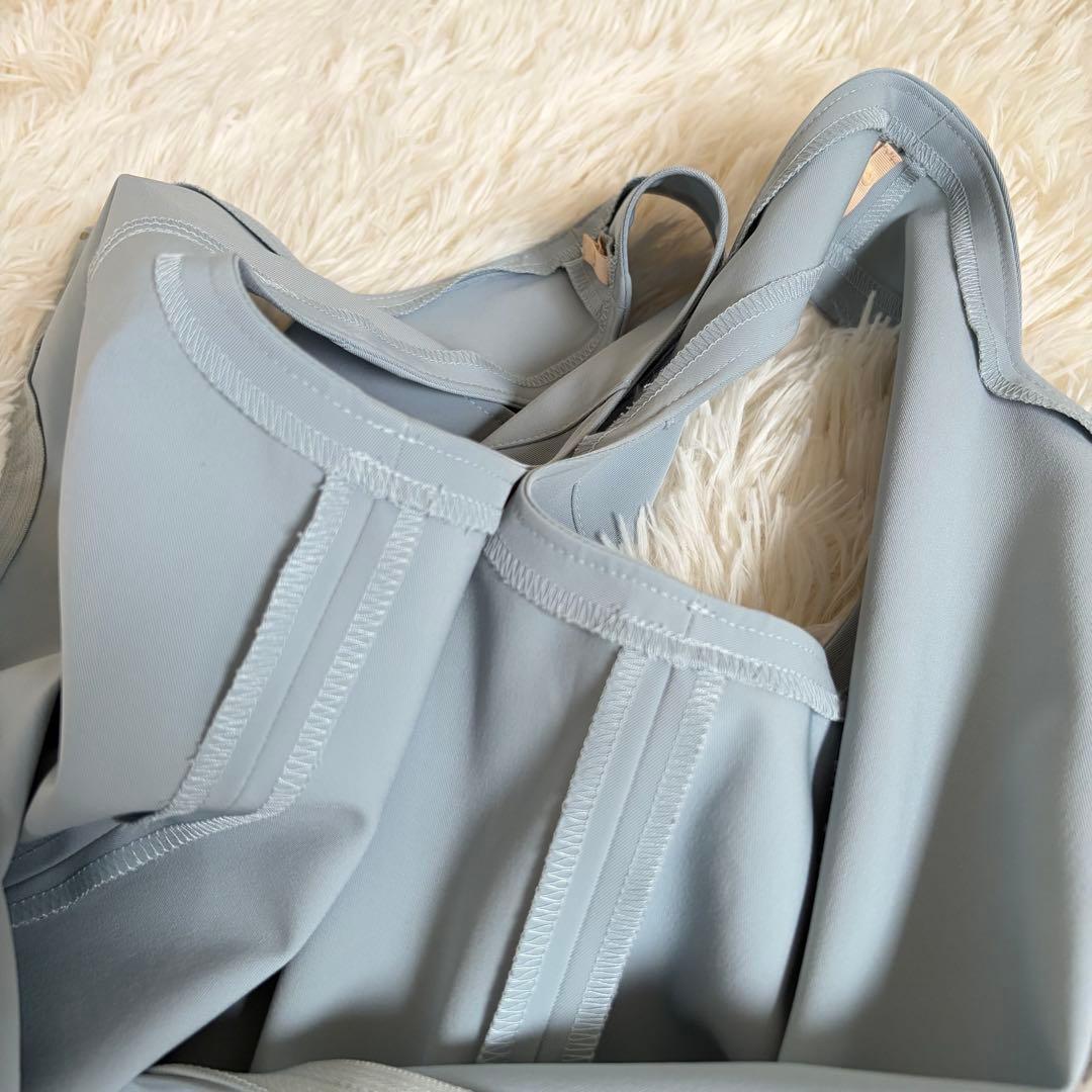 フォクシーニューヨーク ホリードレス ワンピース ロング ブルー 希少サイズ42