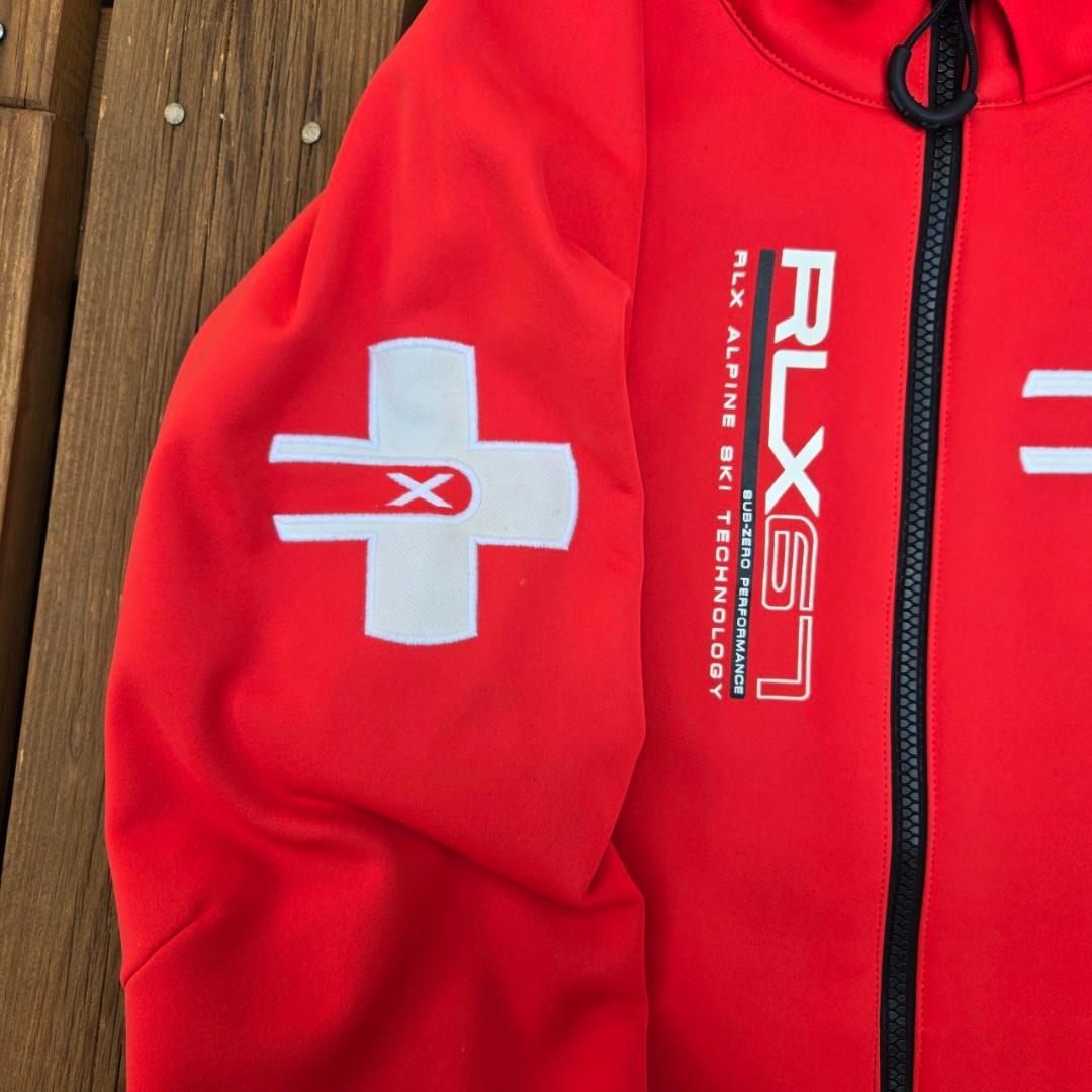 RLX　テック系　シェルジャケット　レッド　サイズM　ラルフローレン