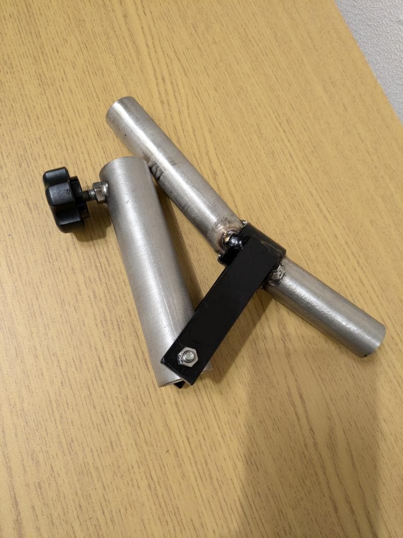 Tバーロー固定具　上下にプレート挿入でより安定　Tバーロウ　28ミリ用ステンレス