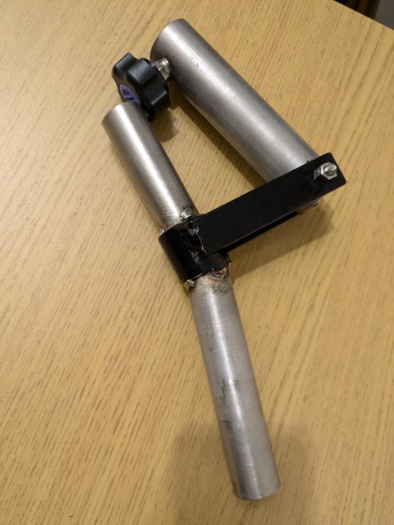 Tバーロー固定具　上下にプレート挿入でより安定　Tバーロウ　28ミリ用ステンレス