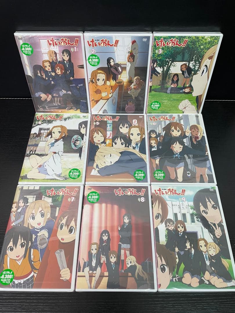 未開封品 けいおん!! 2期 全9巻 DVDセット