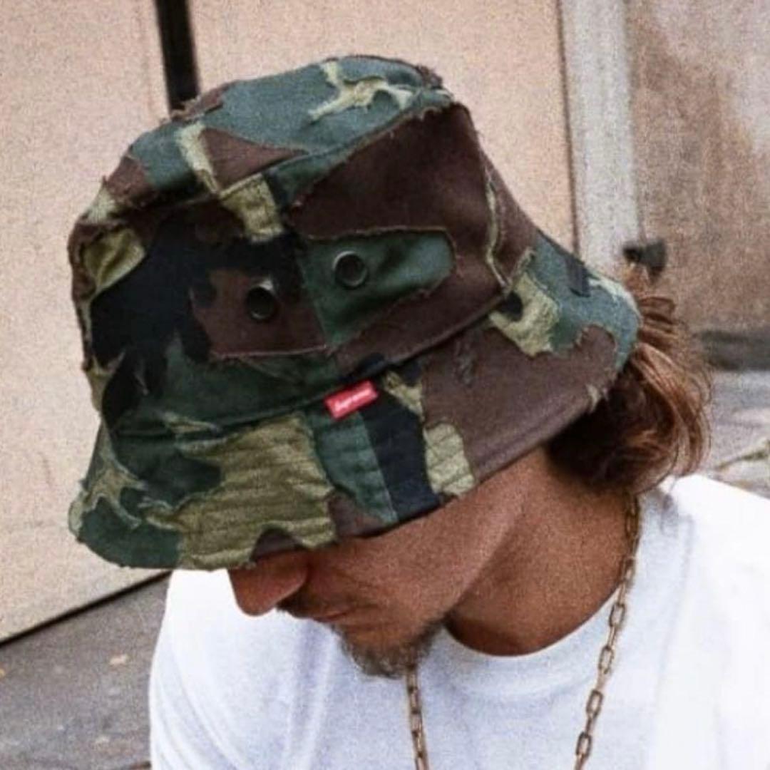 帽子 Supreme Layered Camo Crusher Woodland