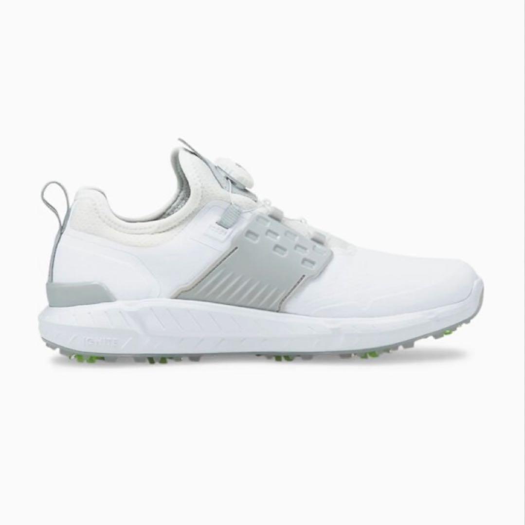 PUMA ゴルフシューズ ホワイト スパイク