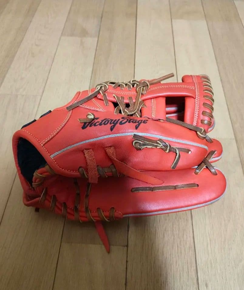 Mizuno Victory Stage 硬式グローブ オレンジ
