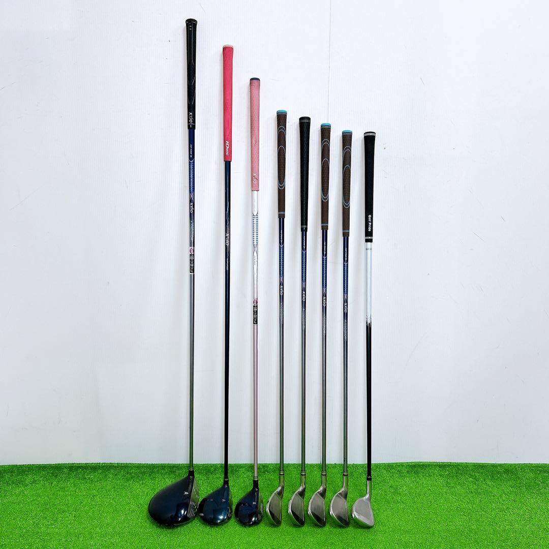 大人気 ゼクシオ 7代目等 レディース クラブセット 8本 L キャロウェイSW