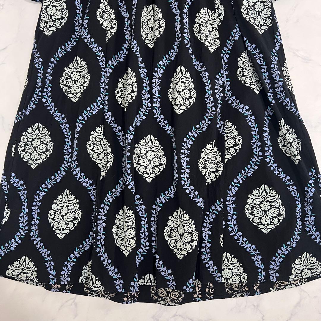 ワンピース ne Quittez pas Crimp Cotton Flower Print