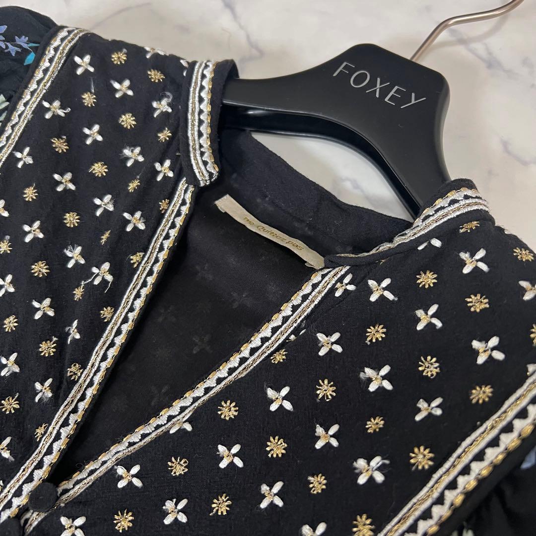 ワンピース ne Quittez pas Crimp Cotton Flower Print