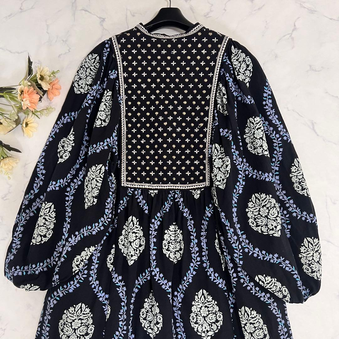 ワンピース ne Quittez pas Crimp Cotton Flower Print