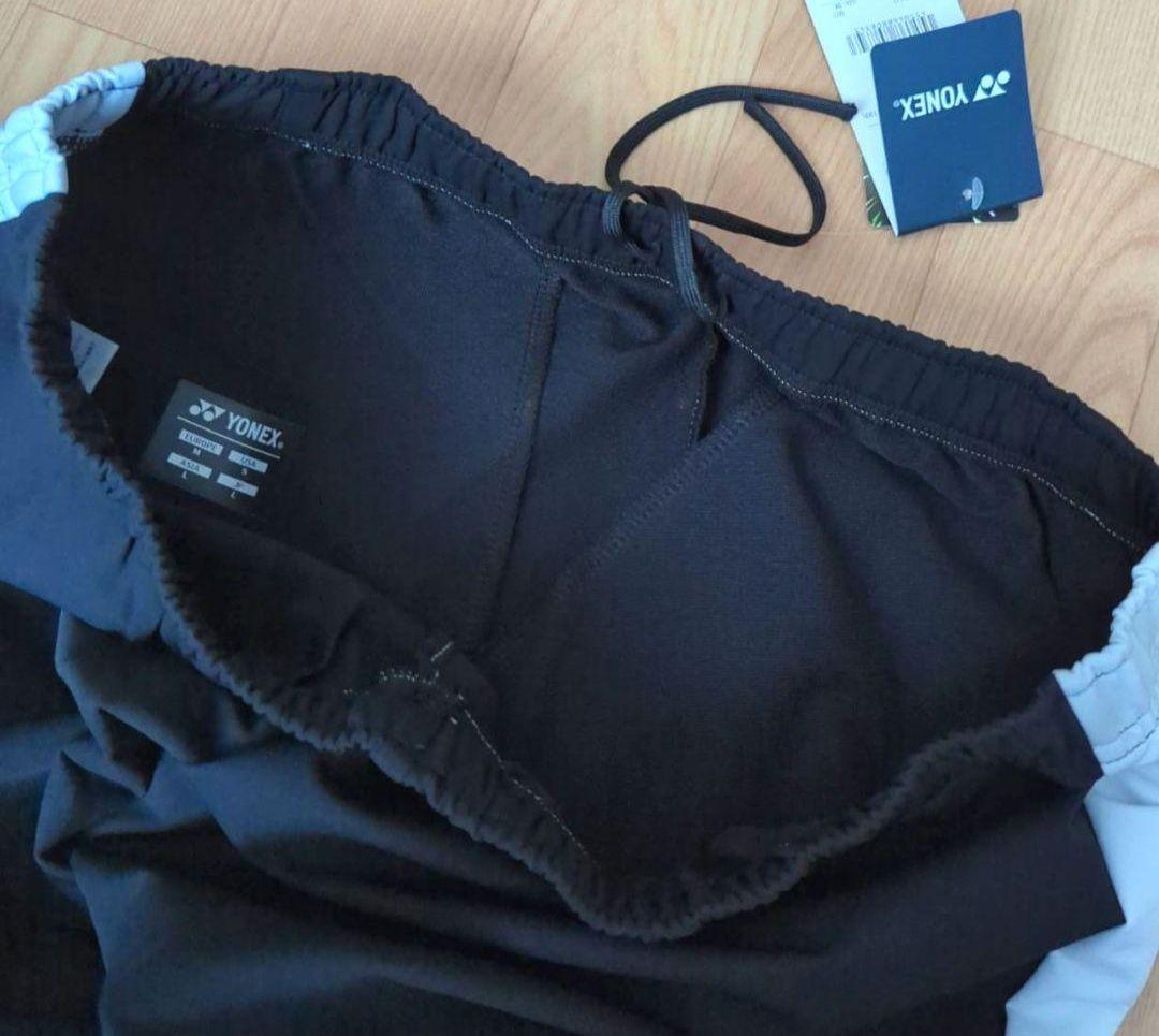 新品　YONEX　メンズ　L　ウォームアップパンツ　ストレッチ　黒　バドミントン