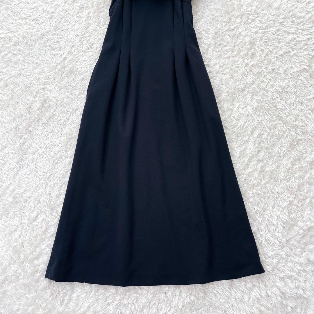 美品✨ ローズティアラ ロング　ワンピース　リボン　パフスリーブ　異素材　近年