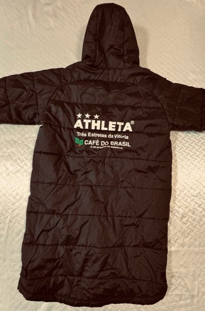 ATHLETA ベンチコート CAFE DO BRASIL ロング　黒　フリー