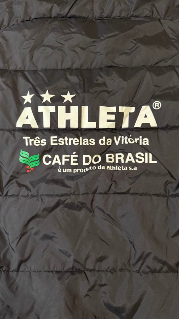 ATHLETA ベンチコート CAFE DO BRASIL ロング　黒　フリー