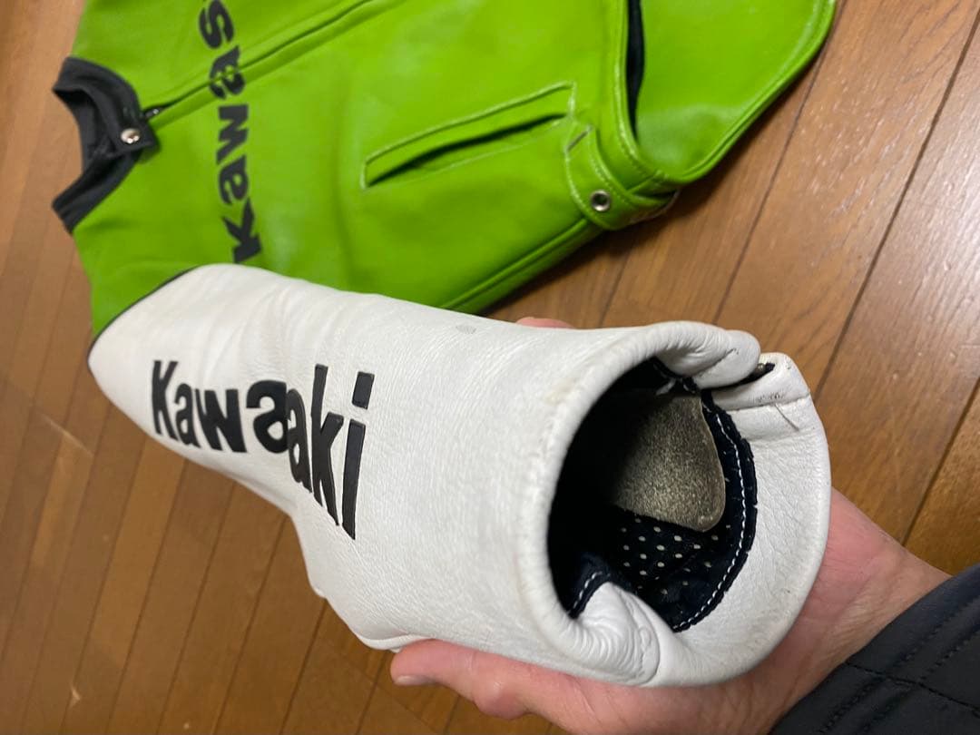 断ミニマ　捨離ストさまへ Kawasaki カワサキ レザージャケット