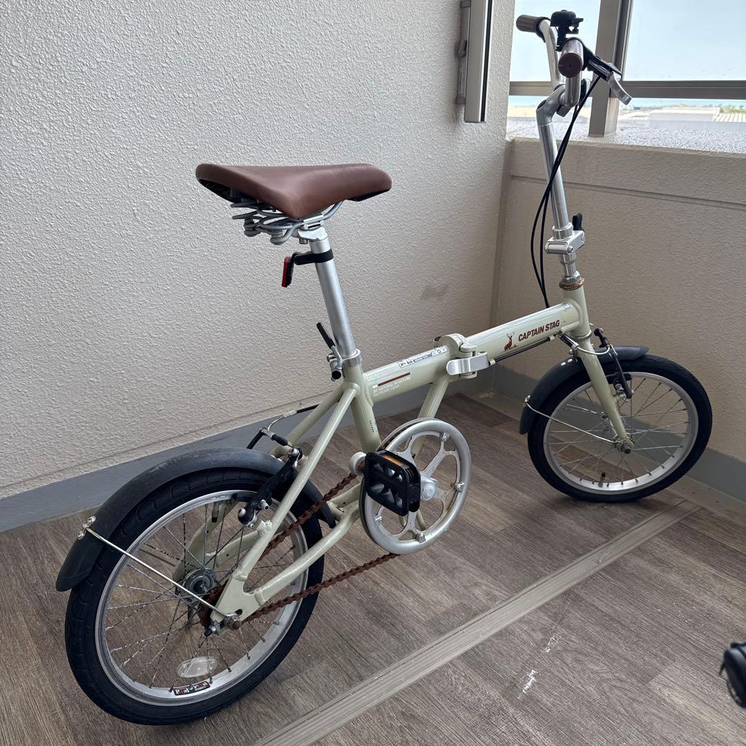 キャプテンスタッグ　折りたたみ自転車【送料込み】