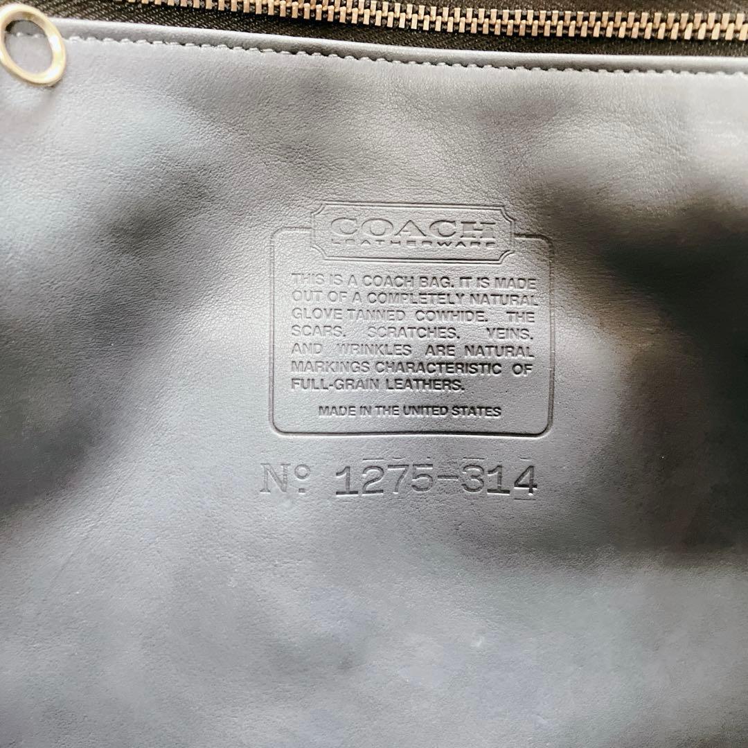 オールドコーチ　コーチ　coach ショルダー　バッグ　レザー　濃紺　ネイビー