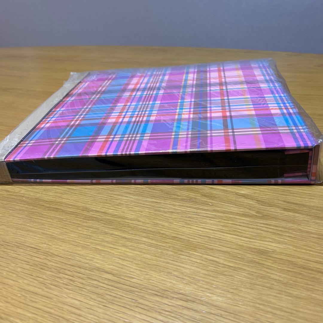 2冊セット　専用　ピンクチェック柄　600枚収納　アルバム　ベルメゾン