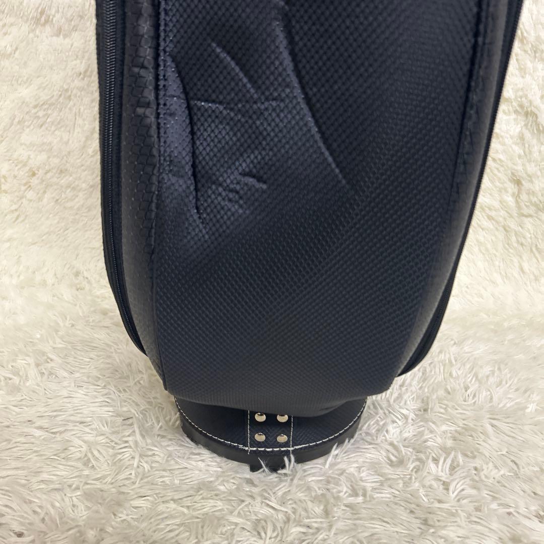 【美品】NIKE ナイキゴルフ キャディバッグ9型6分割 ブラック 軽量