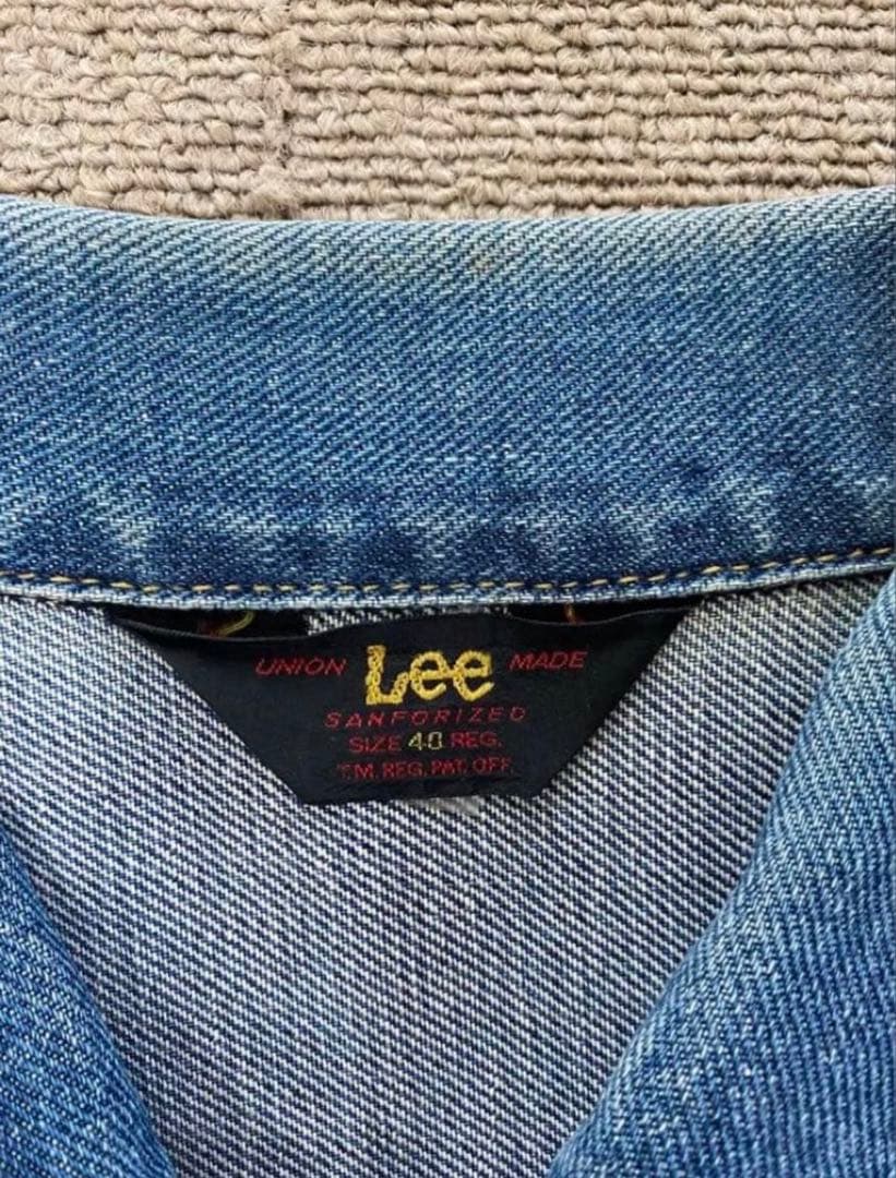 90s Lee デニムジャケット　サイズ40 フェード