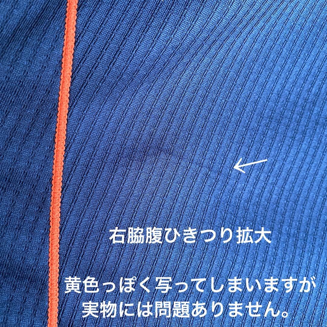 アシックス　ハーフジップ トレーニングウェア　半袖