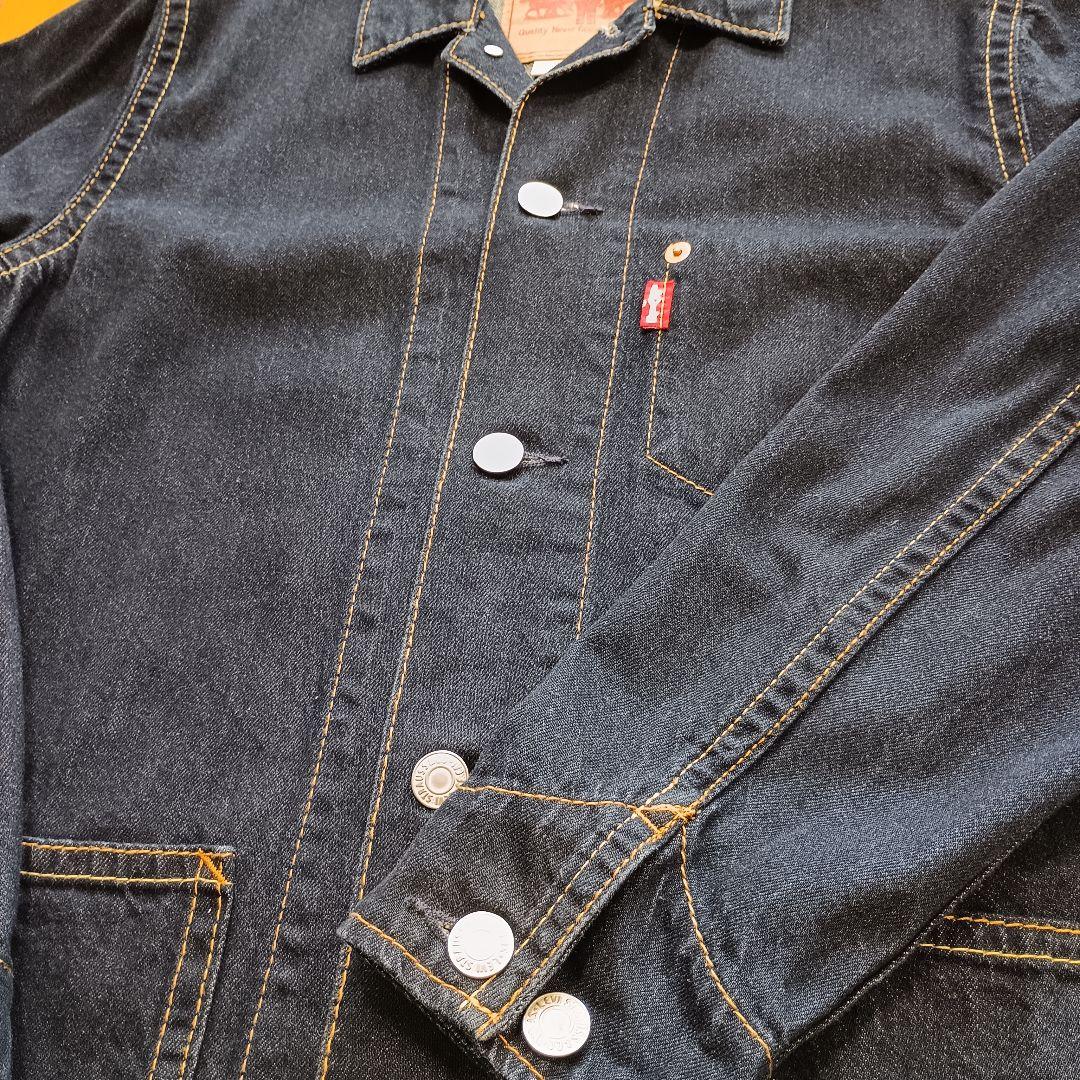 【美品】LEVI’S PREMIUM デニムジャケット カバーオール ビッグE