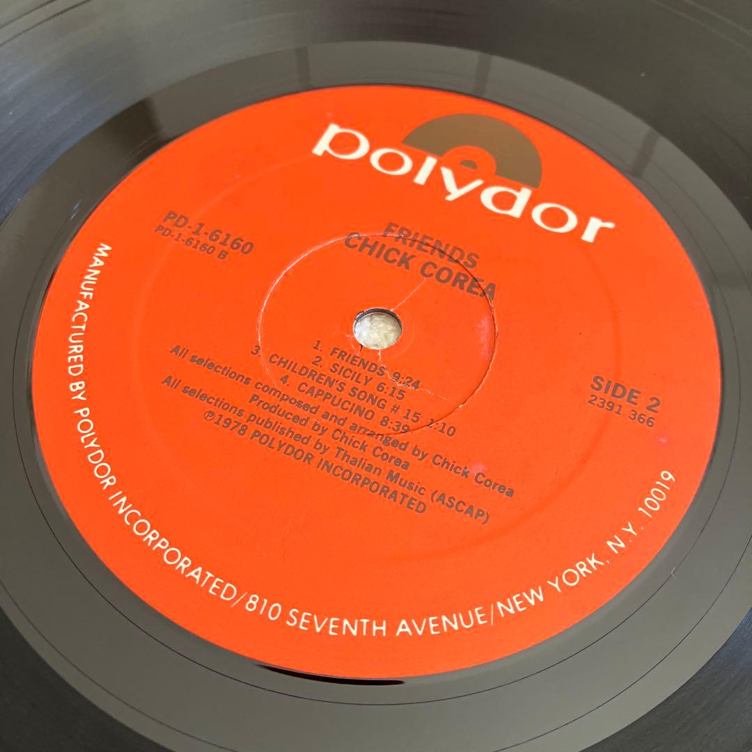 フレンズ　チック・コリア　12㌅レコード