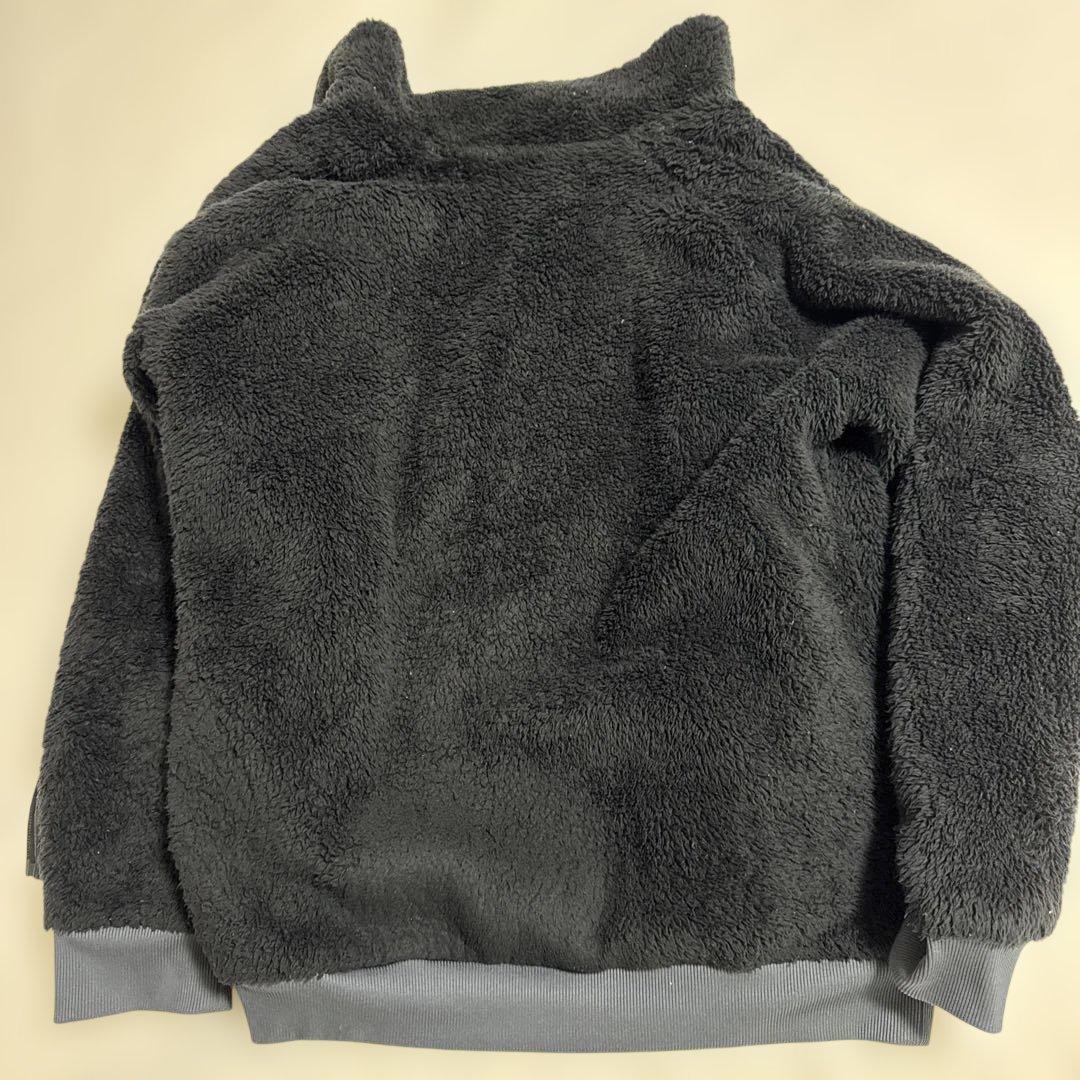 YONEX ヨネックス 防寒リバーシブル黒×青 フリース L