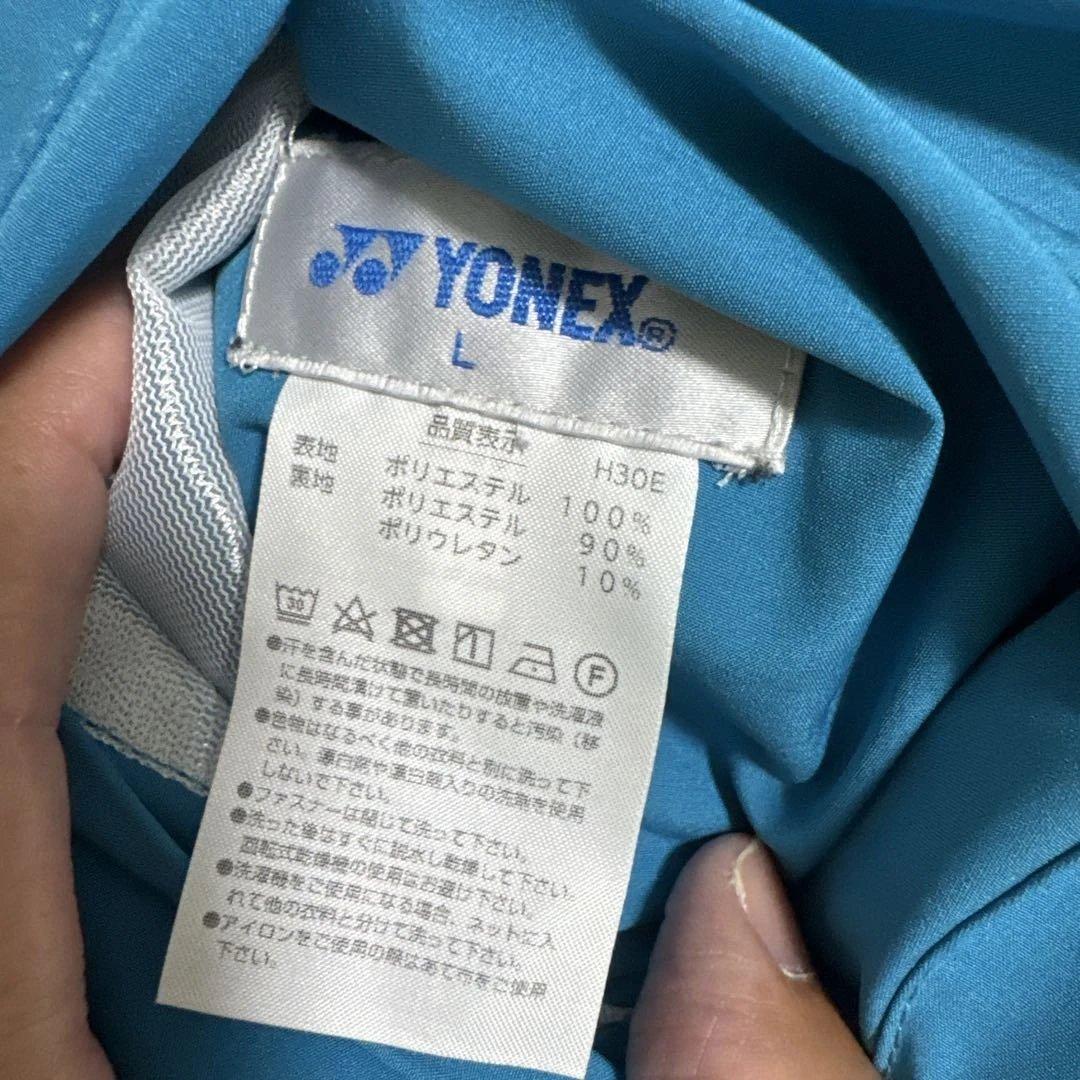 YONEX ヨネックス 防寒リバーシブル黒×青 フリース L