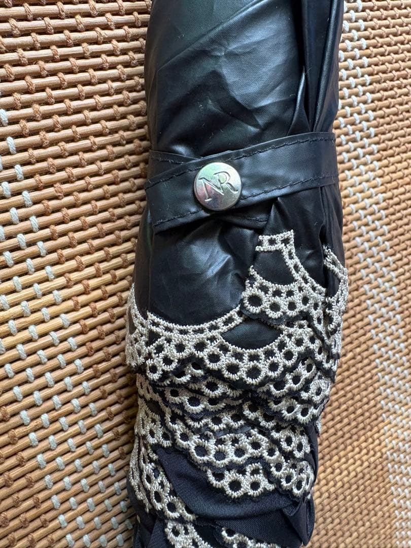 Nina Ricci 黒 折りたたみ傘 晴雨兼用