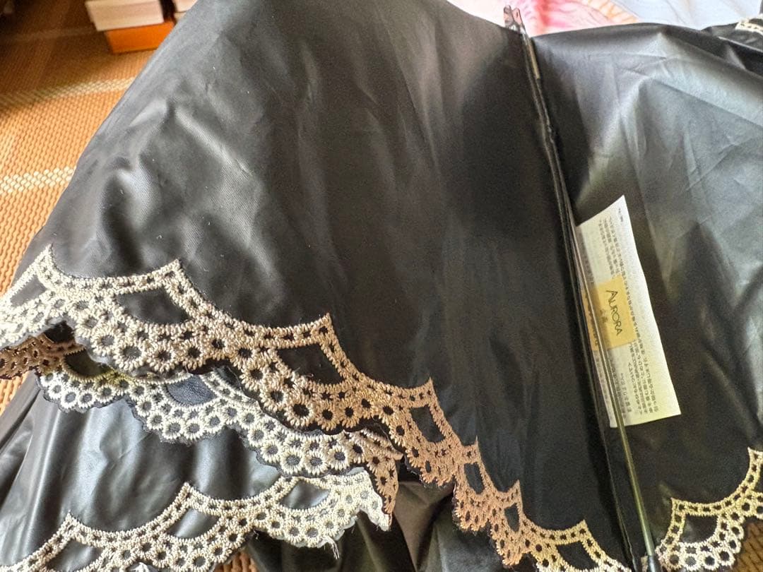 Nina Ricci 黒 折りたたみ傘 晴雨兼用