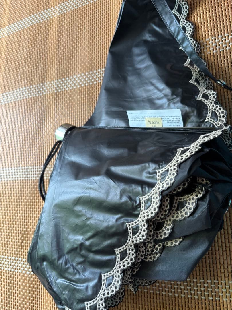 Nina Ricci 黒 折りたたみ傘 晴雨兼用