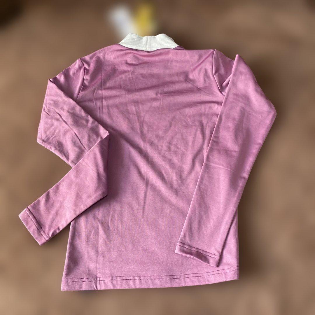 FILA UVカット 長袖シャツ ピンク/ホワイトレディースSサイズ