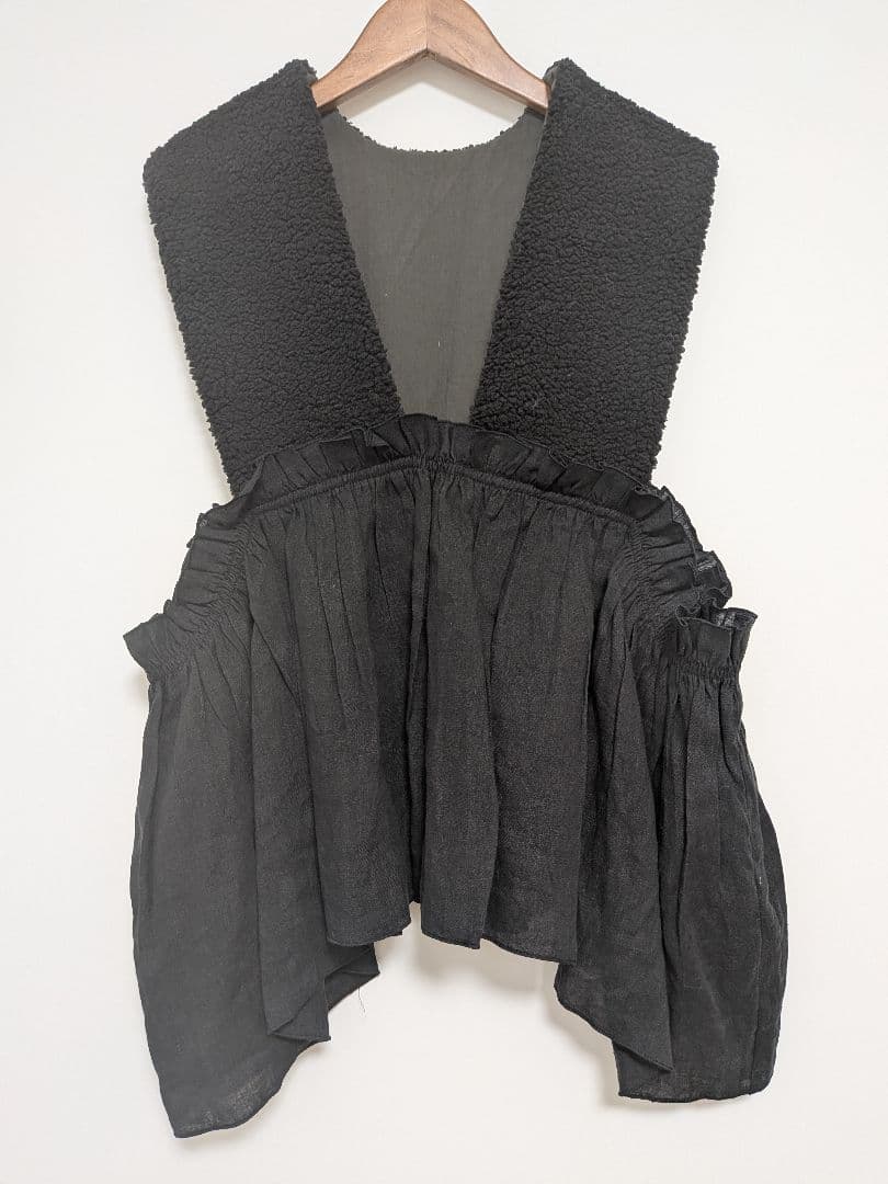 新品　ito fukuoka ボアベスト　ブラック