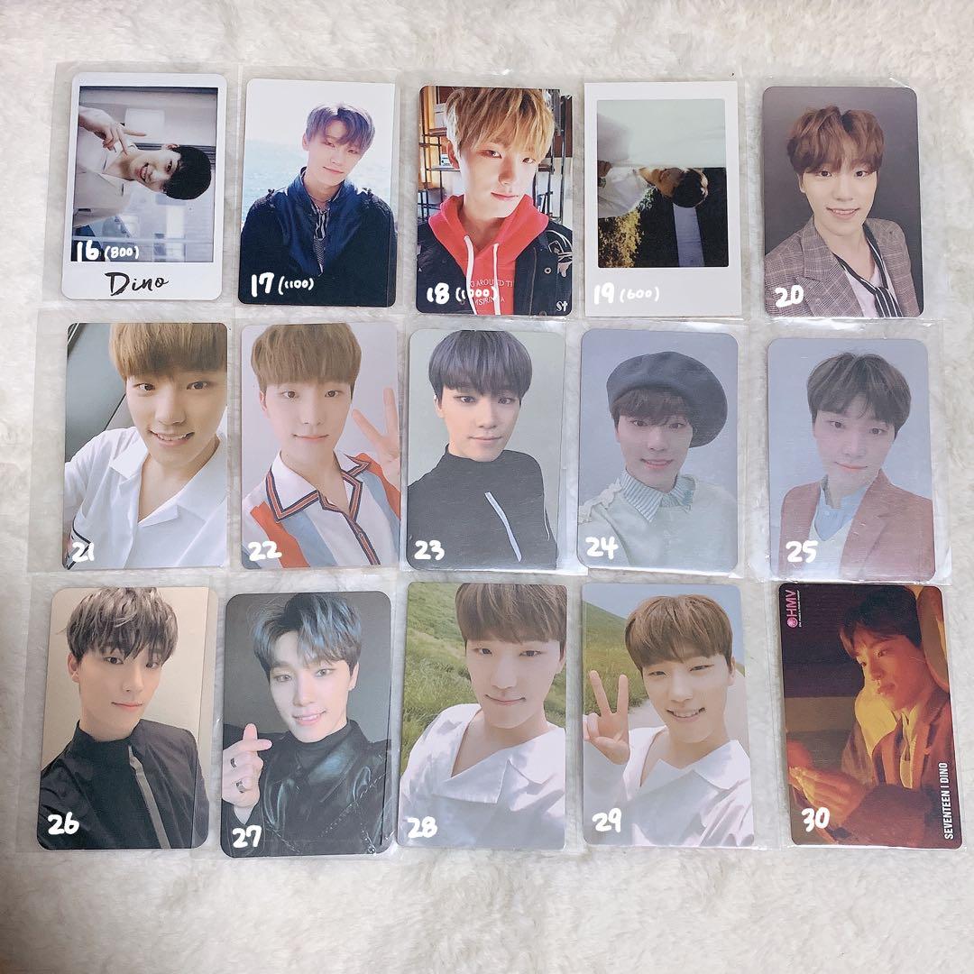 ‪♥‬ SEVENTEEN ディノ トレカ
