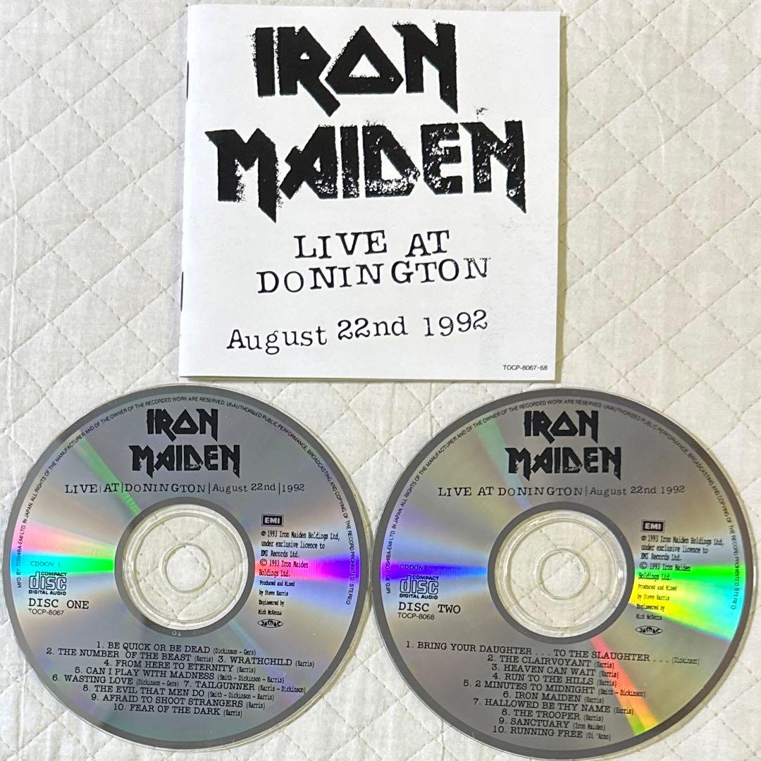 帯付き！国内盤2CD！アイアン・メイデン / モンスターズ・オブ・ロック1992