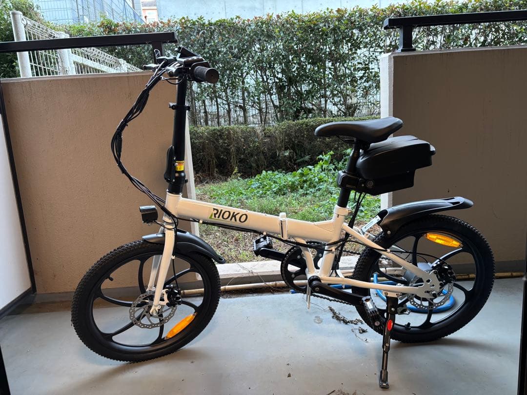 電動アシスト折りたたみ自転車