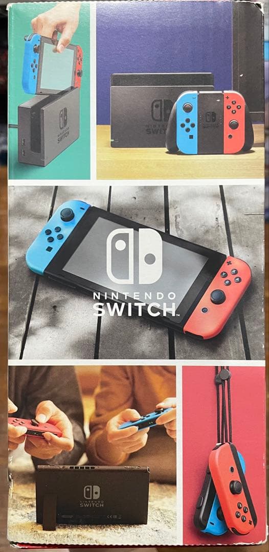 【中古】Nintendo Switch Joy-Conネオンブルー/ネオンレッド