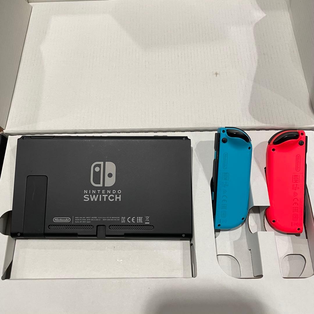 【中古】Nintendo Switch Joy-Conネオンブルー/ネオンレッド