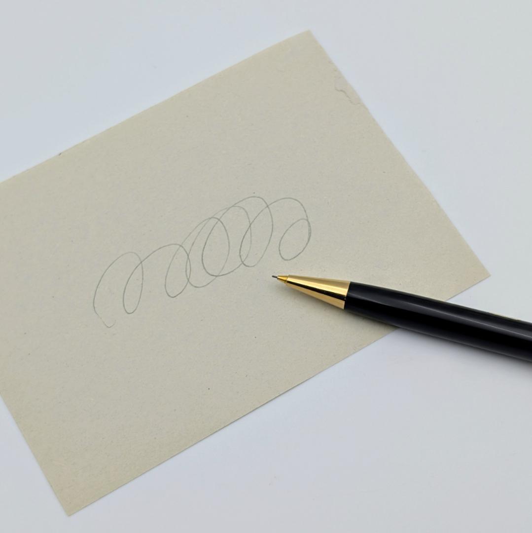 モンブラン マイスターシュティック クラシック シャープペンシル ゴールド金具