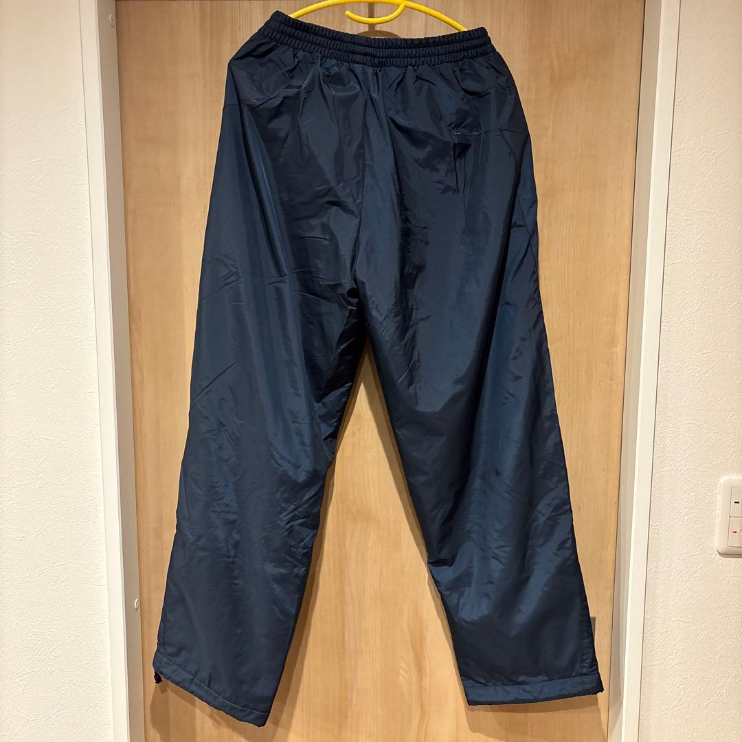 美品 DES￼CENTE ネイビー ウォームウインドブレーカー上下セットアップL